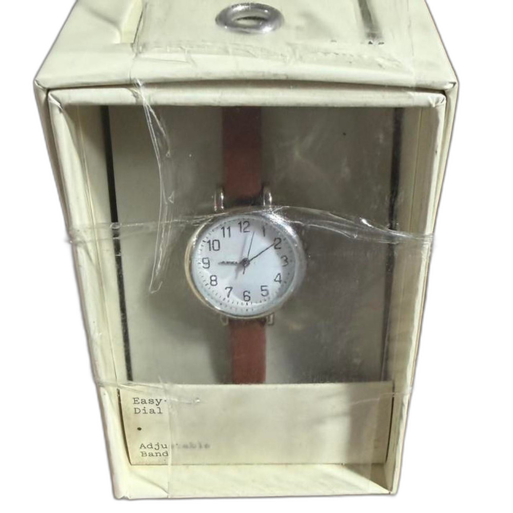 Unbranded Women's Silver and White Watch